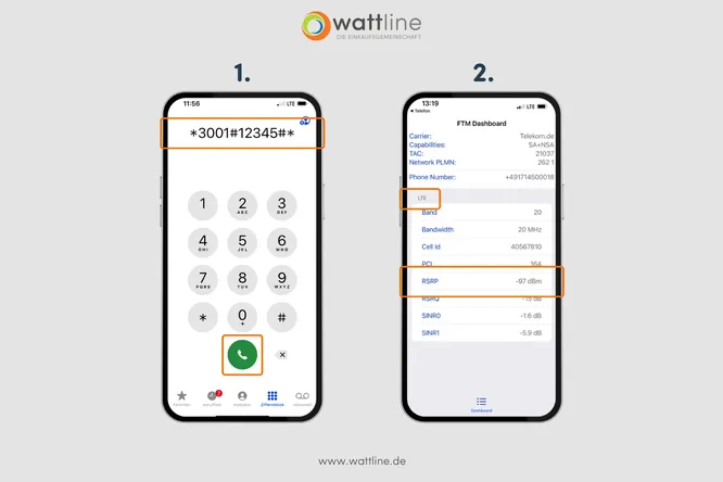 Signalstärke prüfen iPhone