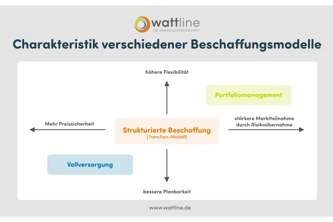 Charakteristik verschiedener Beschaffungsmodelle