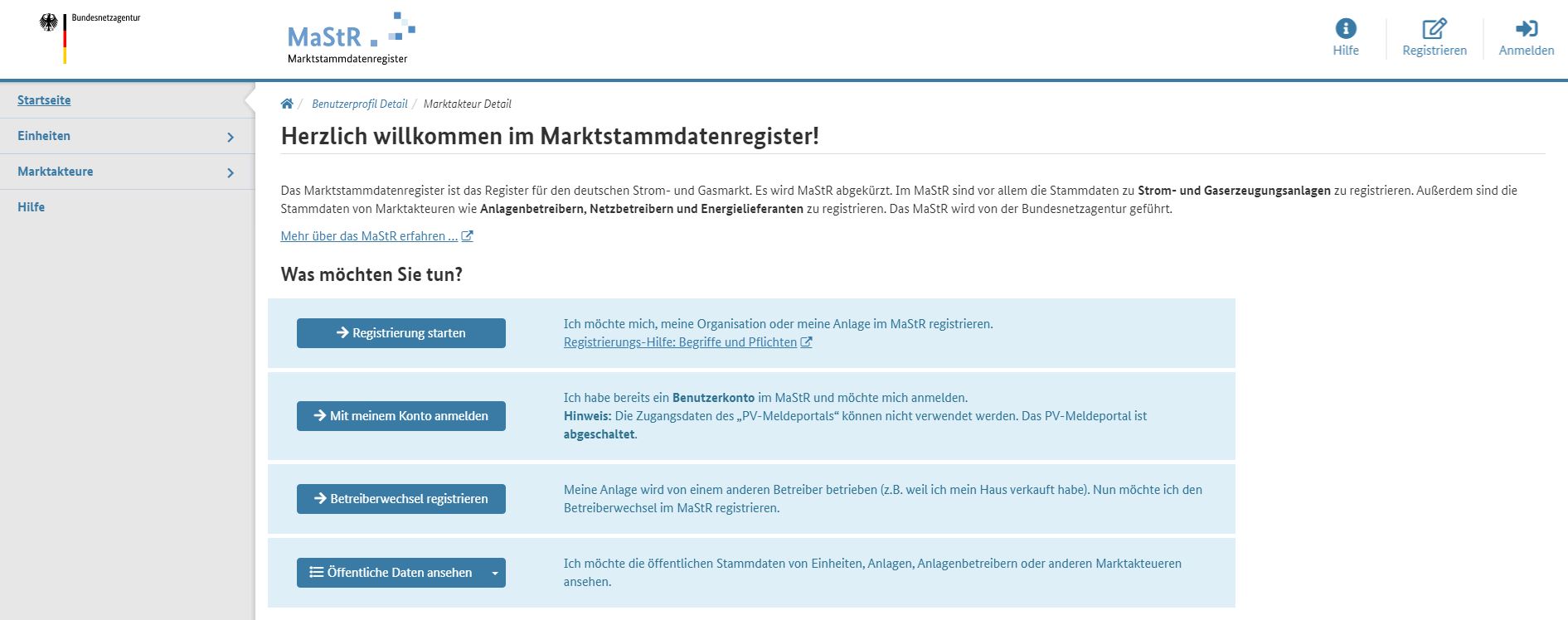 Marktstammdatenregister