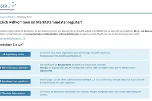 Eintragungspflicht in das neue Marktstammdatenregister