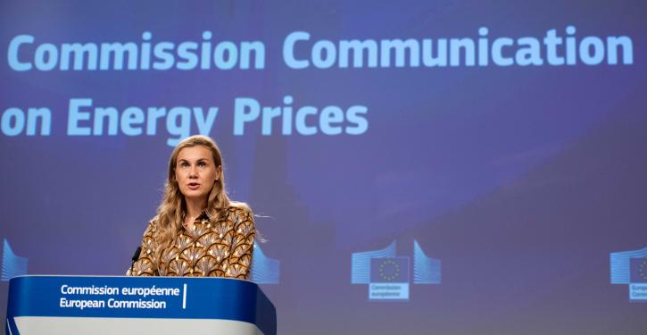 EU-Energiekommissarin Kadri Simson präsentiert Werkzeuge gegen hohe Energiepreise